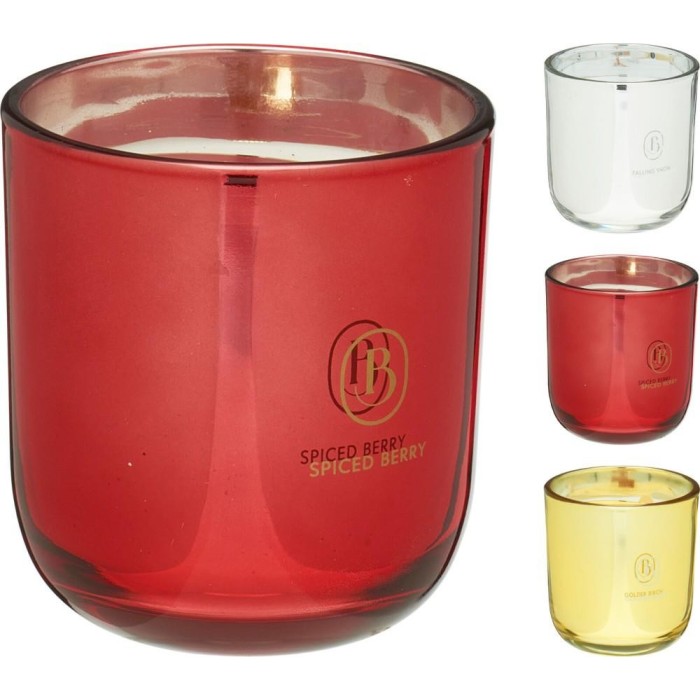 VASO VETRO CCANDELA 9X9CM 3AS